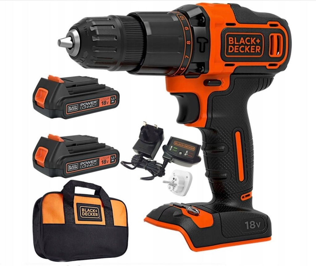 BLACK&DECKER AKUMULATOROWA WIERTARKO-WKRĘTARKA - 13047781403 ...