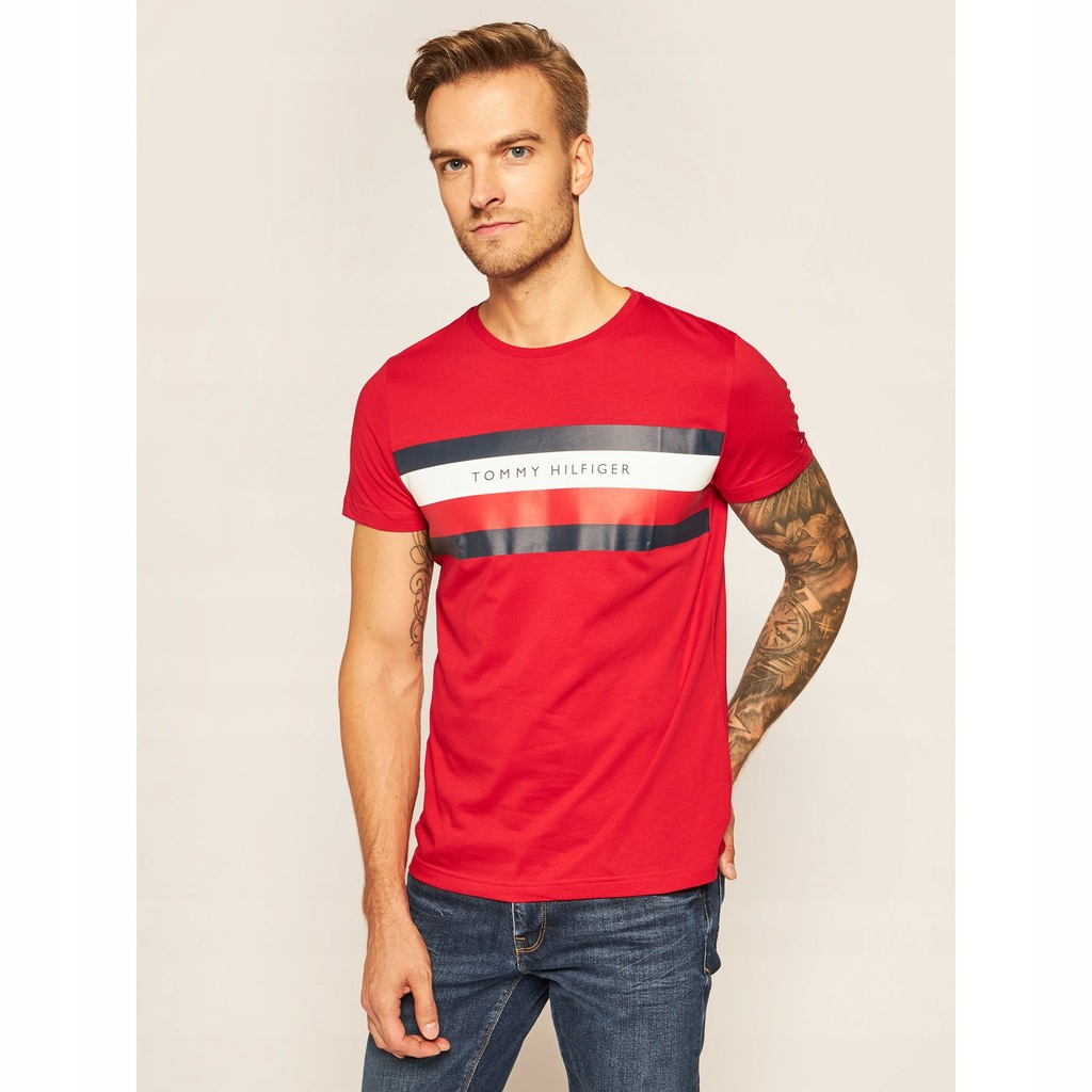 TOMMY HILFIGER KOSZULKA T-SHIRT S TS583