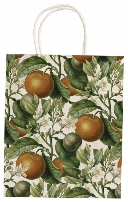 Torebka ozdobna A5 STBAG142 Cytryny