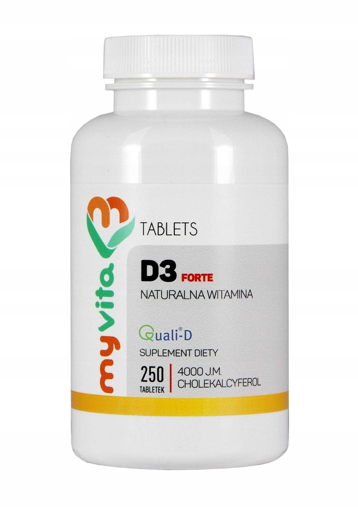 Witamina D3 Forte 4000jm Naturalna 250tab Myvita