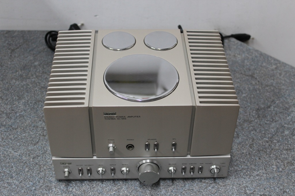 Toshiba Aurex SC-M15 + SY-C15 Końcówka Mocy + Toshiba Aurex SC-M15 + SY-C15 Końcówka Mocy +