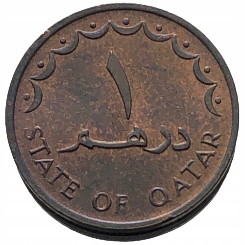 53393. Katar - 1 dirham - 1973r.