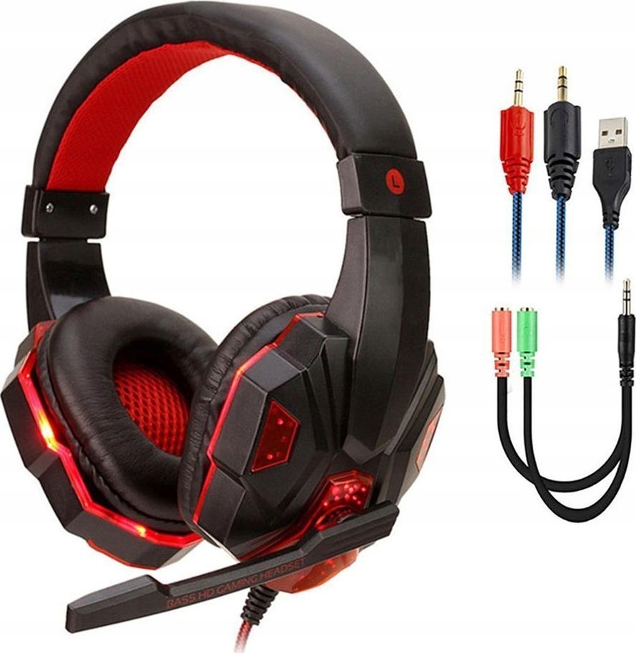 HEADSET SŁUCHAWKI MIKROFON DO KOMPUTERA GIER XBOX