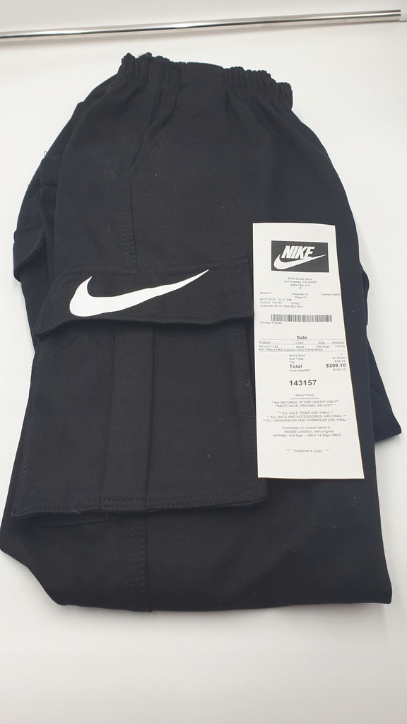 Spodnie Dresowe Nike Dresy Bawełniane Sportowe