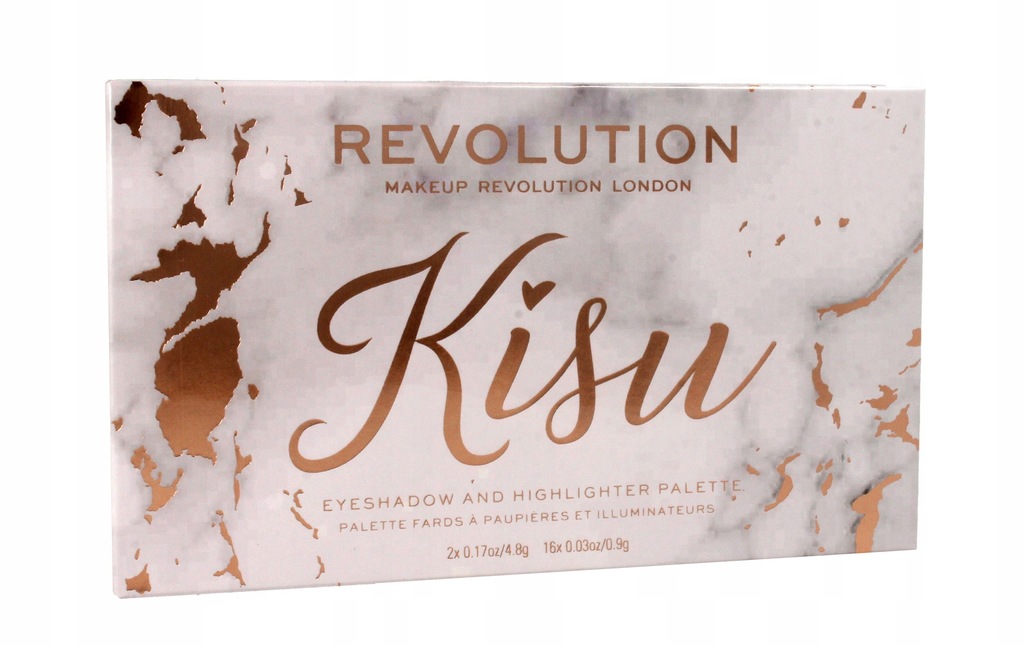 Makeup Revolution Kisu Palette Zestaw cieni i rozś