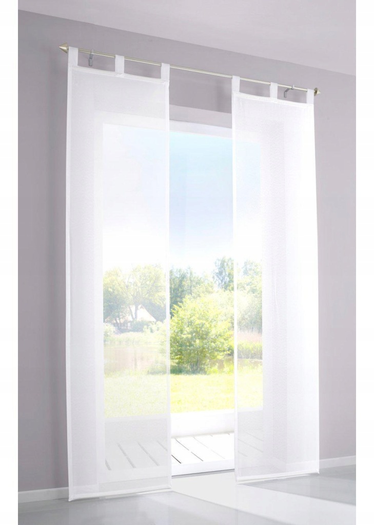 ZASŁONA PANELOWA BIAŁA 1SZT 3K1A12 Bonprix 57/175