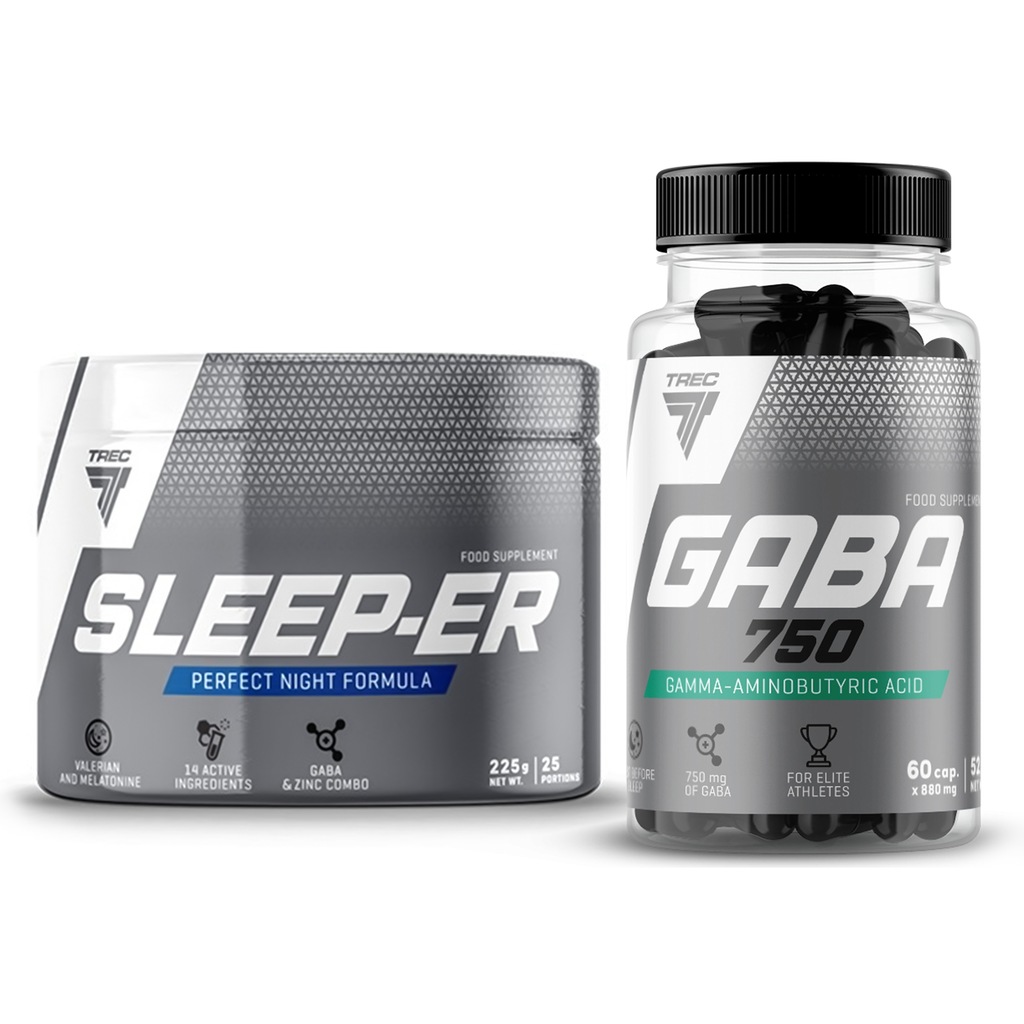 TREC SLEEP-ER SLEEPER 225g GŁĘBOKI SEN +GABA 60cap