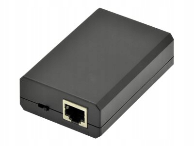 Rozgałęźnik DIGITUS Gigabit Ethernet PoE+, 802.3at, 24 W | Digitus | Czarny