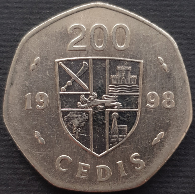 200 cedi Ghana 1998