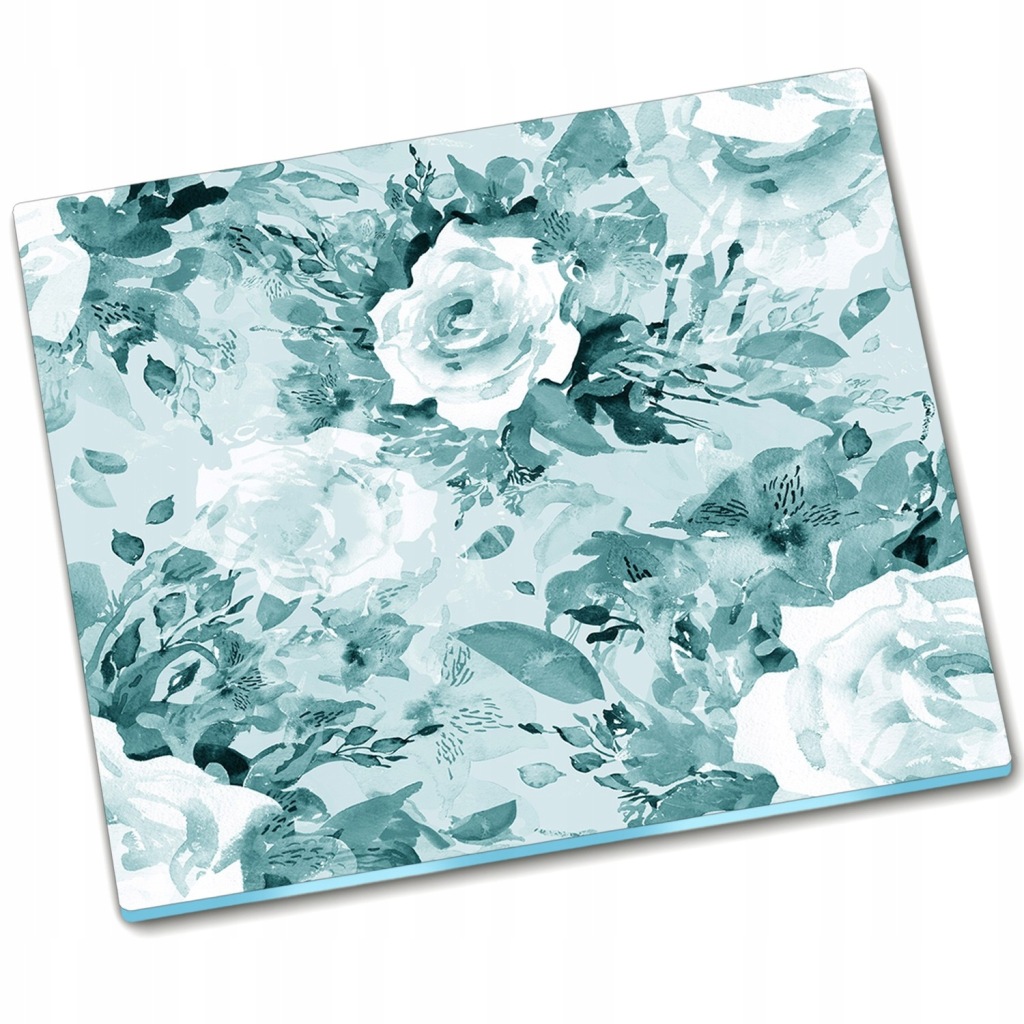Płyta ochronna na indukcję Zielony bukiet - 60x52