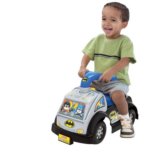 JEZDZIK BATMANA FISHER PRICE AUTO ODPYCHACZ