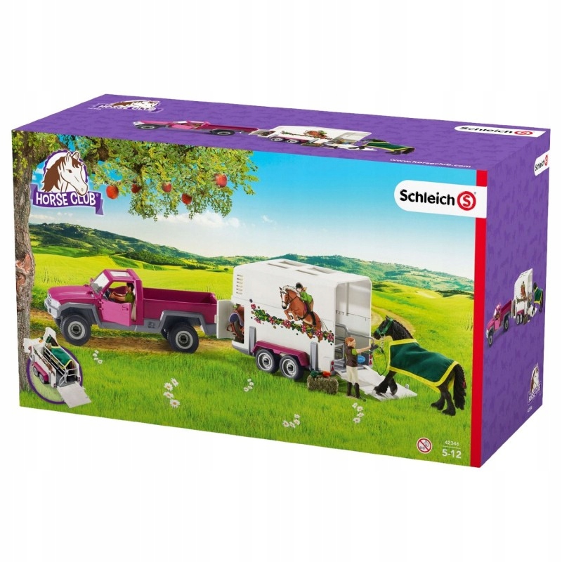 Schleich Pick Up z przyczepą dla konia 42346