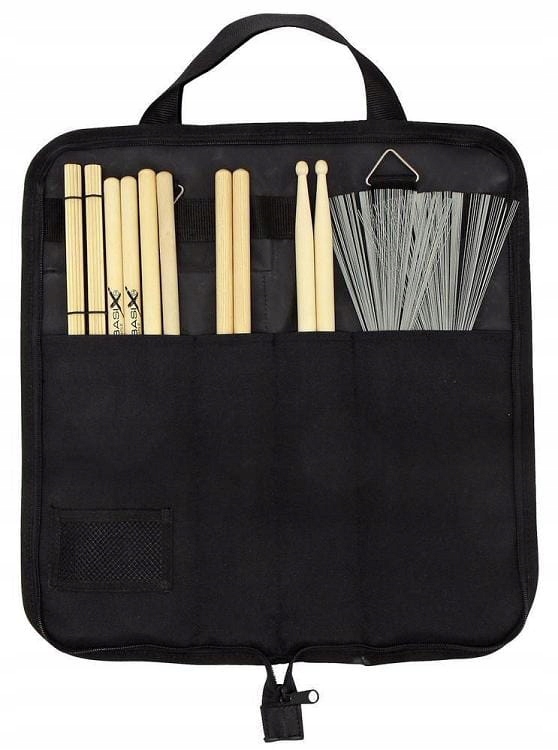 BASIX pokrowiec + 4 pary pałek + miotełki + rózgi