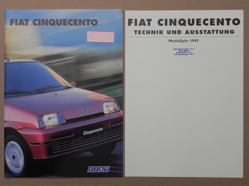 FIAT CINQUECENTO - 1995 r