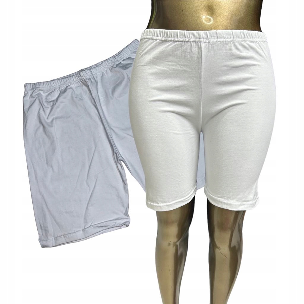 Kolarki Klasyczne Polski Producent Bawełna Naturalna BIAŁE 50 52 LEGINSY