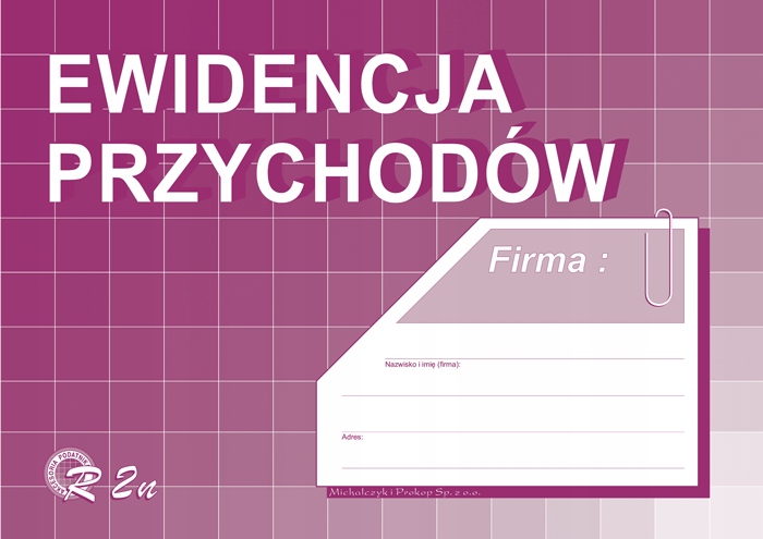 Ewidencja przychodów A4. typ R02-H