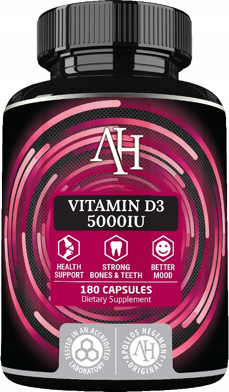 Apollos Vitamin D 3 5000 Iu 180 Kaps Witamina