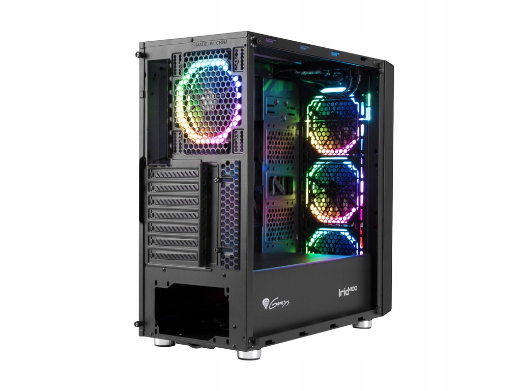 Купить Корпус Genesis Irid 400 RGB с окном 3xLED aRGB: отзывы, фото, характеристики в интерне-магазине Aredi.ru