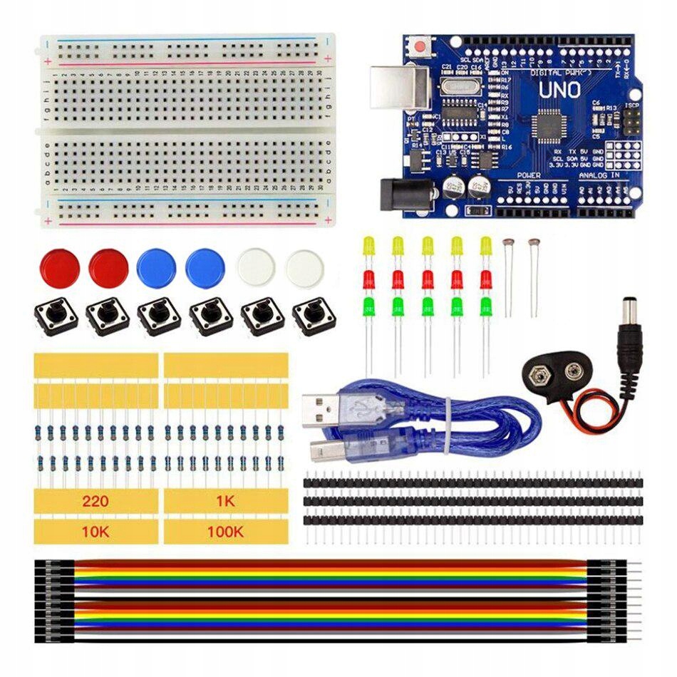 ROSFIX ZESTAW WIELKI STARTOWY DO NAUKI PROGRAMOWANIA BOX DO ARDUINO ACS S