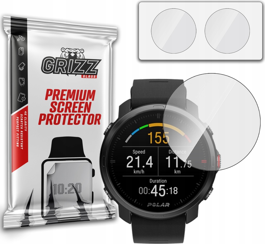 GRIZZGLASS SZKŁO HYBRYDOWE DO POLAR GRIT X PRO