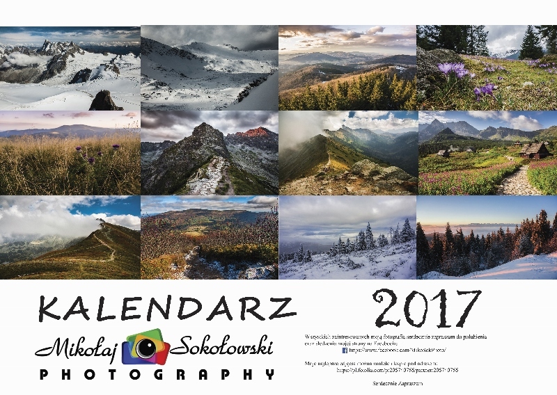 Góry dla Wcześniaków Kalendarz 2017