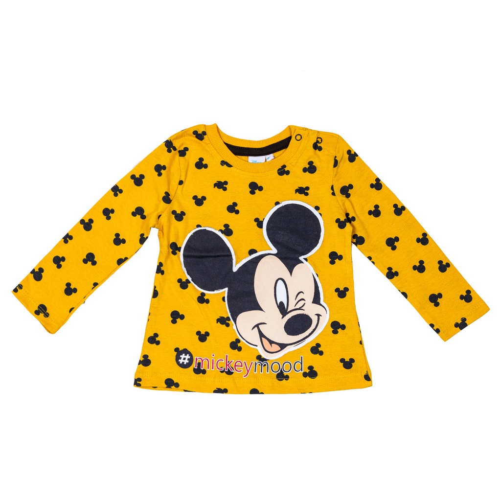 PEPCO T-shirt chłopięcy Miki Donald Pluto 98 żółty