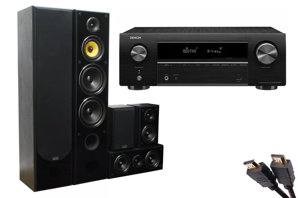 DENON AVR-X550BT + TAGA TAV-606 v3 5.0 + GRATIS