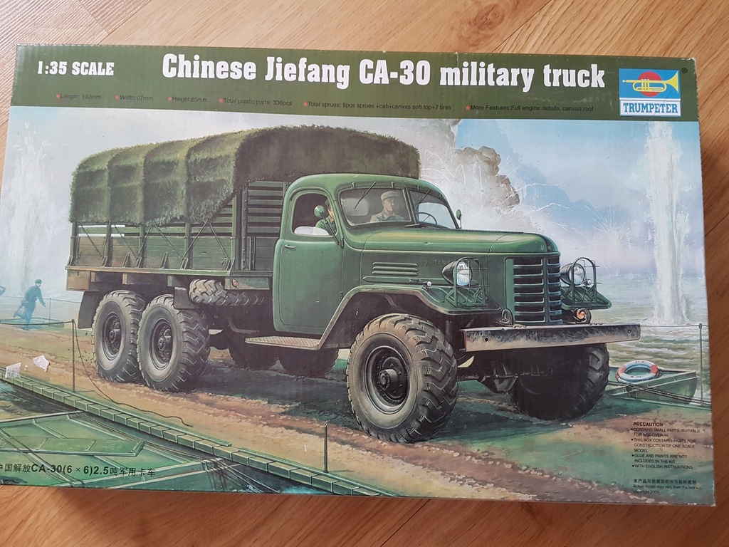 Chinese Jiefang CA-30 Truck Trumpeter 1/35 - 7644784817 - oficjalne  archiwum Allegro