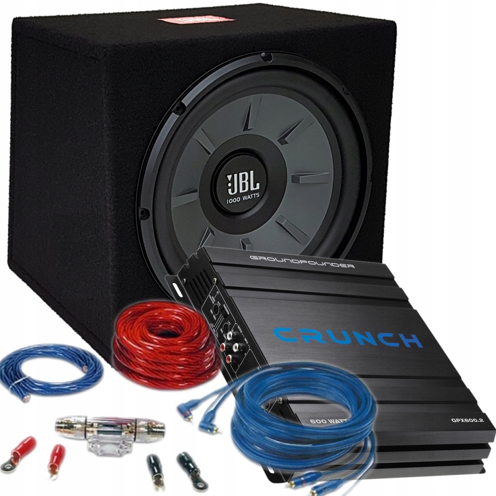 Купить JBL 900W MDF BASS BOX 25см + Crunch + кабели: отзывы, фото, характеристики в интерне-магазине Aredi.ru