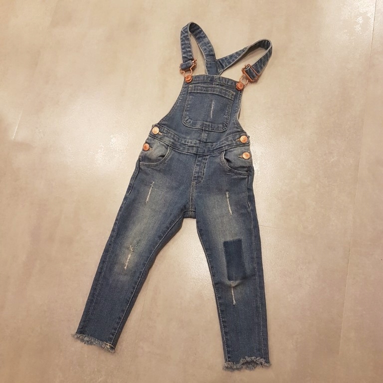 modne ogrodniczki dla dziewczynki 98 Denim