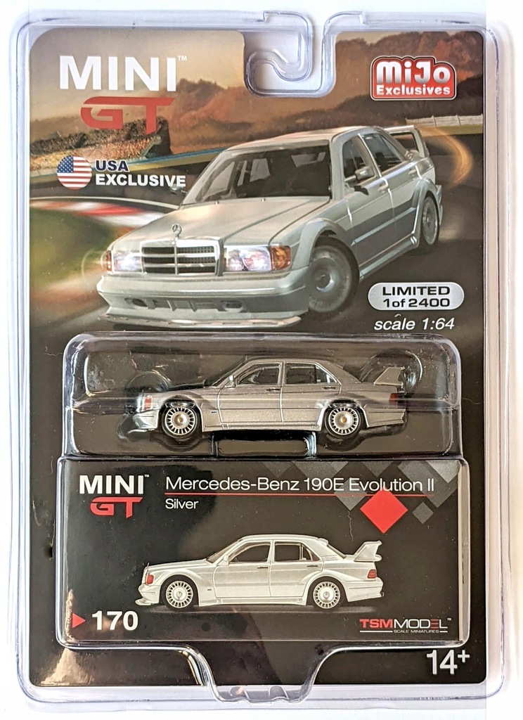MINI GT MERCEDES-BENZ 190E 2.5-1.6 EVOLUTION - 11766997264