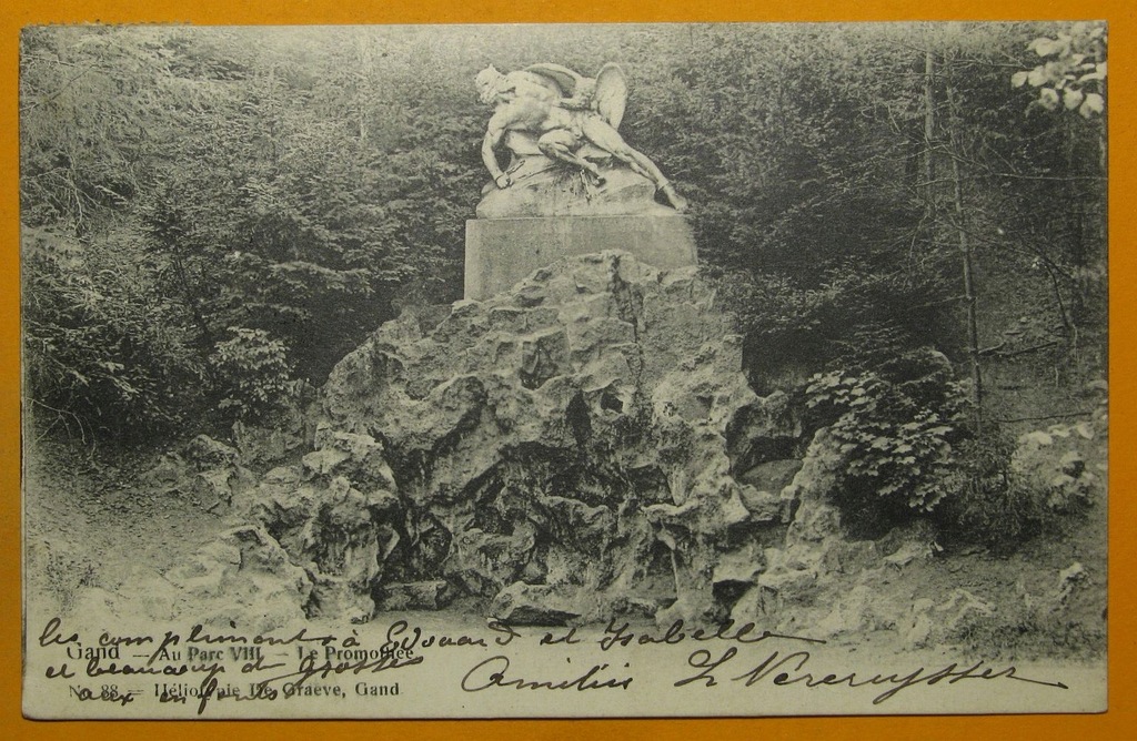 253112, Belgia, Gandawa, obieg 1905