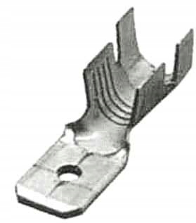 Konektor męski 4.8mm na kabel 0.3-0.8mm2 -10 szt