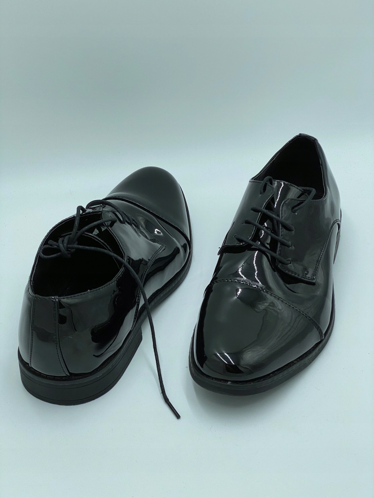 Buty lakierki new look sheen oxford wyjściowe 45