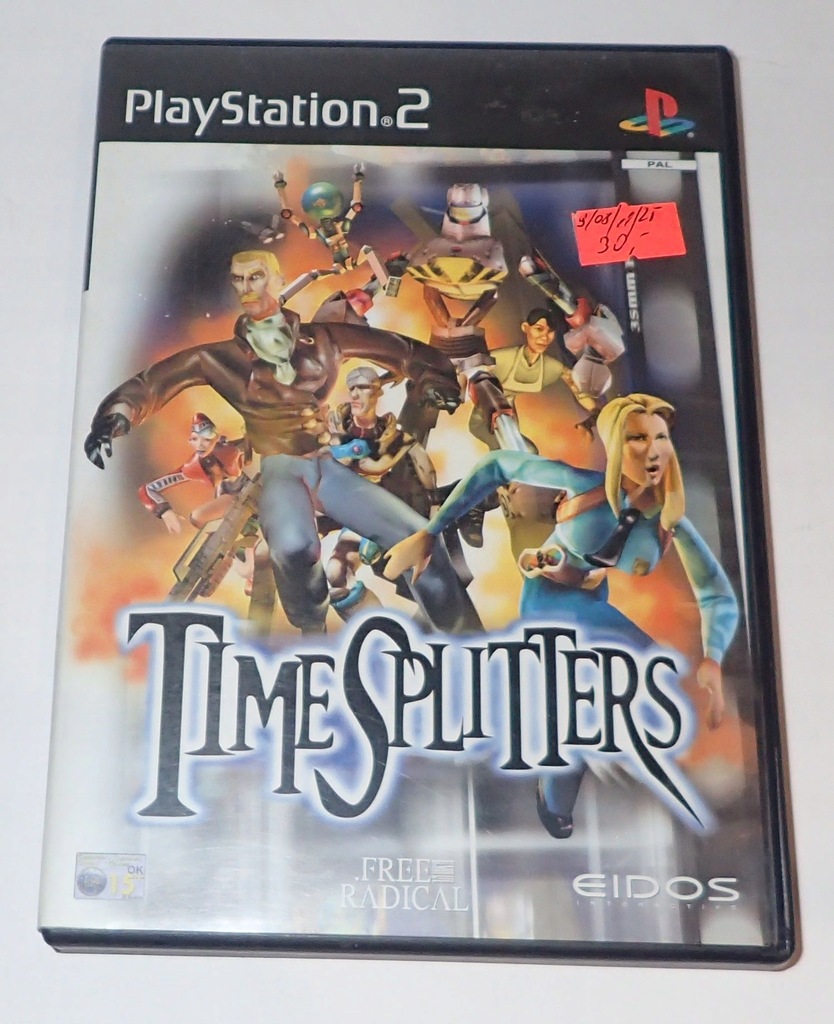 Gra TIMESPLITTERS TIME SPLITTERS PS2 Sony