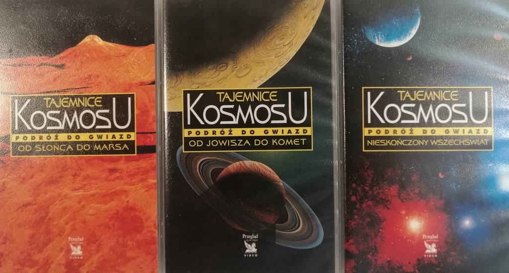 3x VHS Tajemnice kosmosu