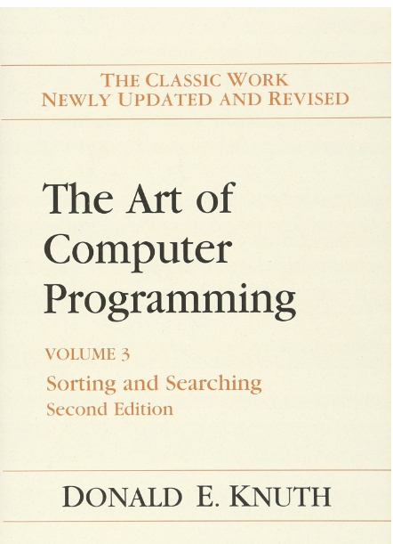 The Art of Computer Programming Donald E. Knuth