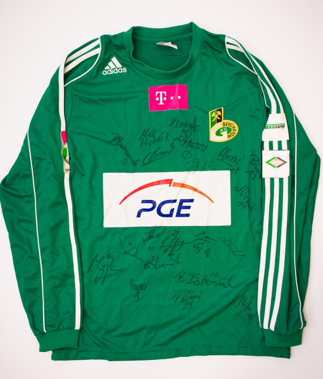 Koszulka ŻUREK GKS BEŁCHATÓW 2015/2016. Autografy!