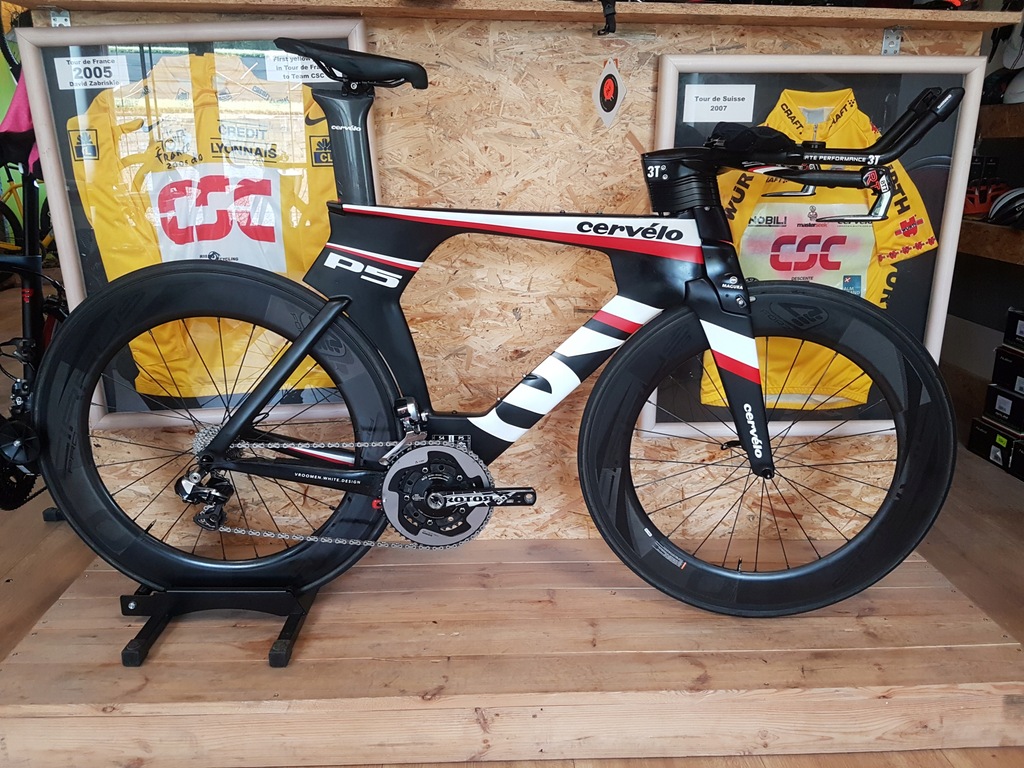 Rower Cervelo P5 Triathlon Dura Ace DI2 Rotor