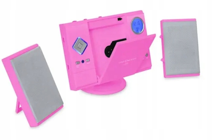 Купить Вертикальная система Mini MP3 CD USB SD AUX розовая: отзывы, фото, характеристики в интерне-магазине Aredi.ru