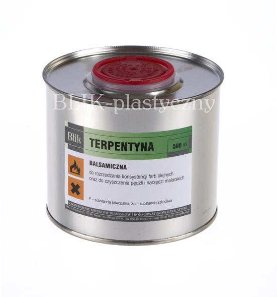 Terpentyna balsamiczna BLIK 500 ml