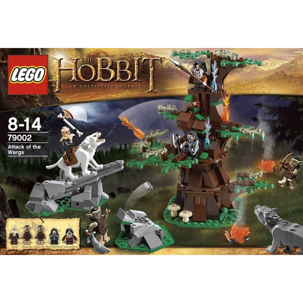 lego hobbit attack of the wargs