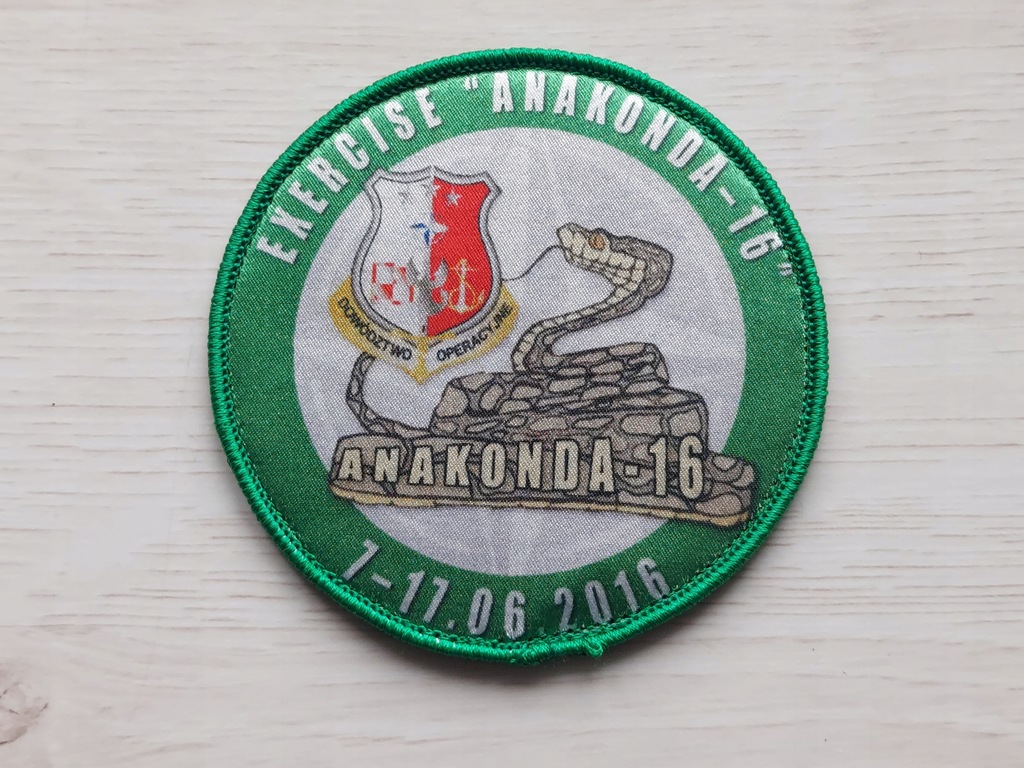 ĆWICZENIA ANAKONDA 2016 z rzepem