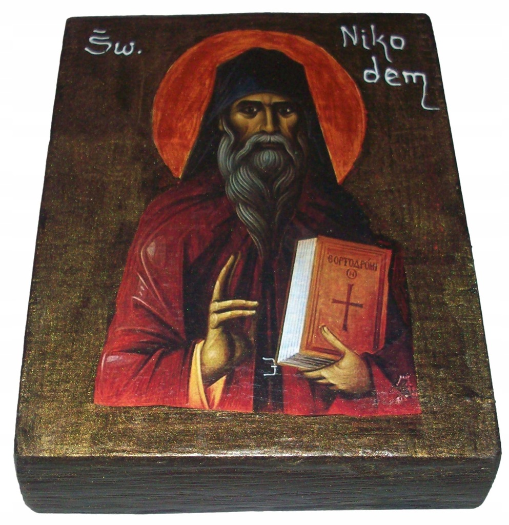 Ikona Święty Nikodem Patron poszukujących Prawdy, kowali