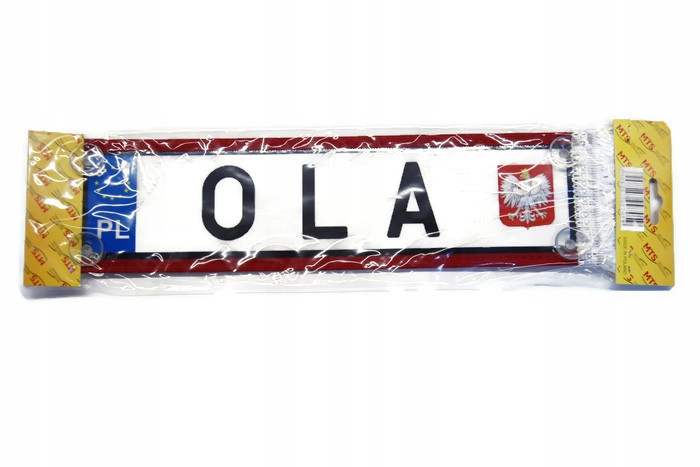 PROPORCZYK tablica imienna OLA TIR BUS