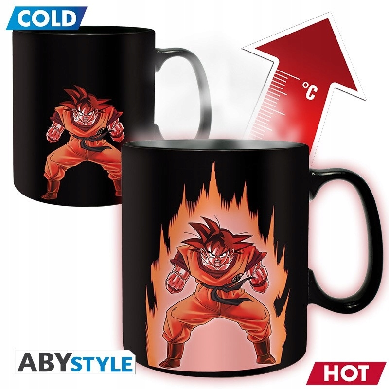 DRAGON BALL - KUBEK ZMIENIAJĄCY KOLOR DRAGONBALL - 460 ML - SON GOKU