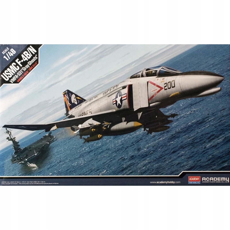 Model do sklejania USNV F-4N VMFA- 531 Gray