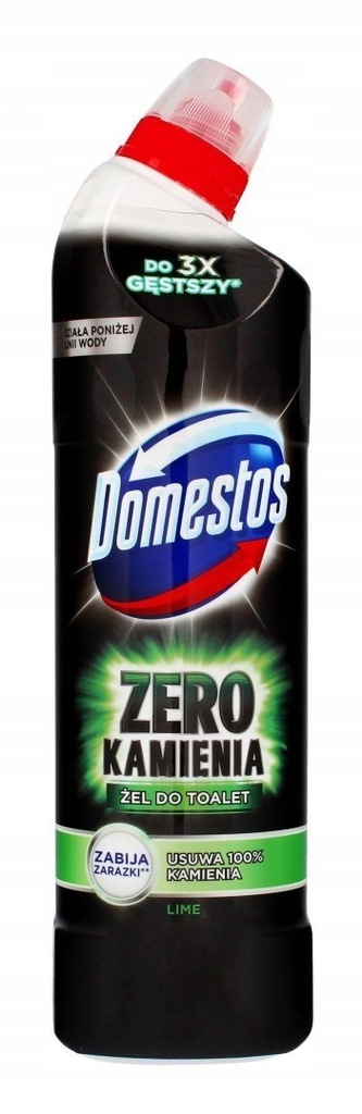 Domestos Zero Kamienia Lime Żel WC 750ml Domestos