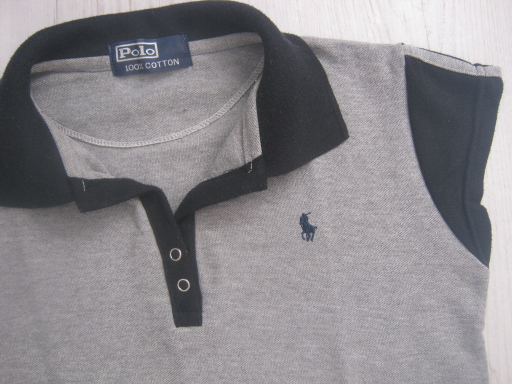 UROCZA DAMSKA KOSZULKA POLO Z LOGO XS/S