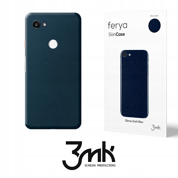 Google Pixel 2 XL - skórka 3mk Skin Case Dark Blue